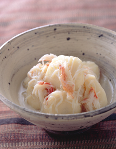 やまといものかにあんかけ