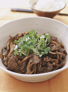牛肉とごぼうのいため煮