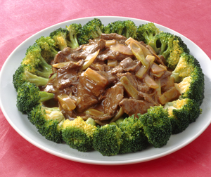牛肉とブロッコリーのかき油ソース