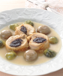 プルーンのチキンロール