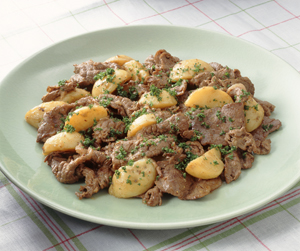 牛肉のマヨネーズいため
