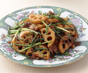 れんこんのみそいため