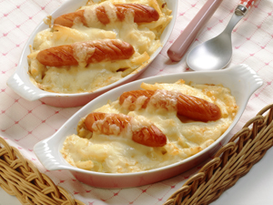 ポテトとマカロニのグラタン