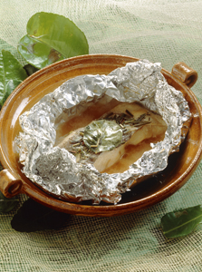 魚のココナッツミルク焼き