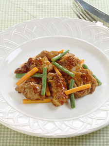 とり肉のバルサミコ風味