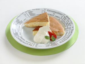 チーズ入りホットケーキ
