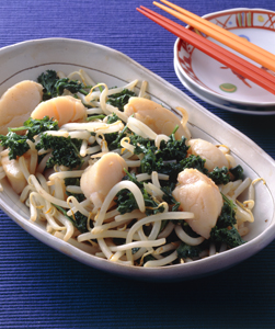 ほたてのパセリいため