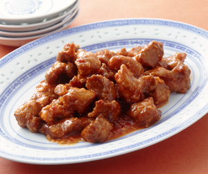 豚肉のチリソース