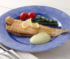 したびらめのムニエル アボカドソース