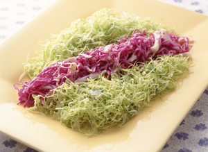 ２色キャベツのサラダ