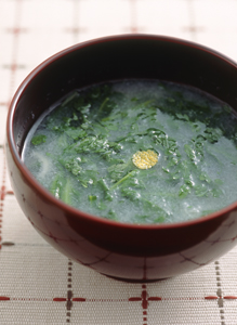 しゅんぎくのみぞれ汁