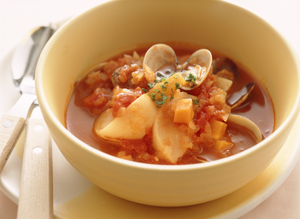 あさりとかぶのトマト煮