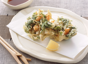季節野菜のかき揚げ