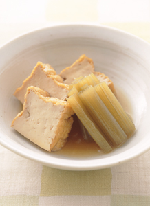 ふきと生揚げの煮もの