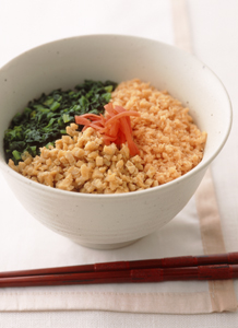 油揚げのそぼろごはん