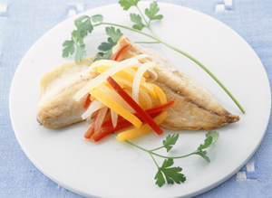 あじのソテー　マリネ風