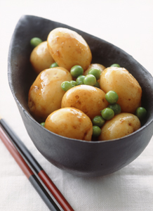 新じゃがの甘から煮