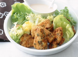 さけのハーブパン粉ソテー