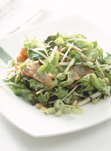 たいと根みつばのサラダ