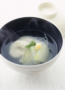 とうがんとそうめんの吉野汁
