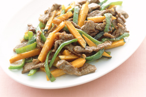 かぼちゃのかき油いため