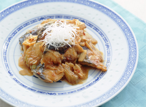 さばの豆板醤みそ煮