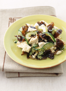 きくらげととうふのザーサイあえ