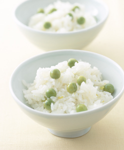 グリーンピースごはん
