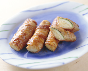 ズッキーニの肉巻き