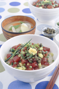 かつおのタルタル丼