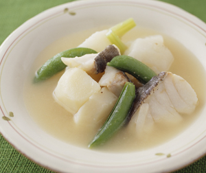 たらと野菜のスープ