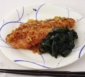 メロのしょうが焼き