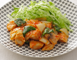 かじきのチリソース煮