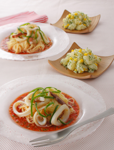 じゃがいもとコーンのサラダ