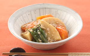 たけのこのそぼろ煮