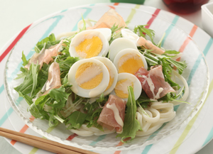 サラダうどん