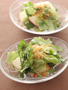 クレソンのパン粉サラダ
