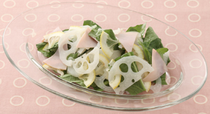 れんこんのはちみつサラダ