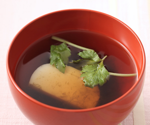 のりのつくだ煮のお吸いもの