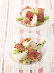 かぶとベーコンのサラダ