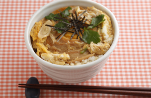 車麩の卵とじ丼