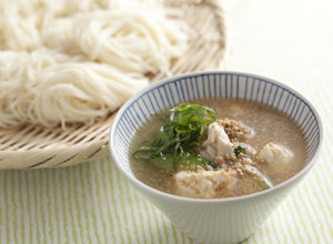 冷や汁そうめん