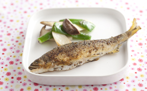 あゆのハーブ焼き