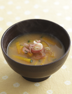 かぼちゃのみそ汁