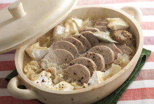 豚肉とキャベツの土鍋ポットロースト