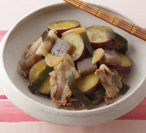 豚肉とさつまいもの煮もの
