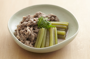 ふきと牛肉の煮もの