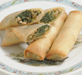 こまつなの春巻き