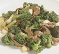 ブロッコリーと牛肉のいためもの