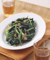 ほうれんそうのにんにくいため
